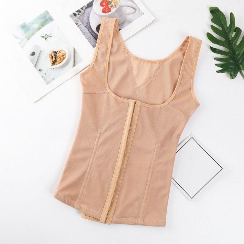 Plus Size Lace Trimmer Camisole Mesh Thin Compression Shapewear Slimming Body Shaper Sport