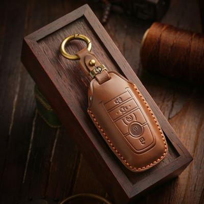 Vintage Key Case For Ford Focus Mondeo Set Sharp Leather Case Handmade Key Holder