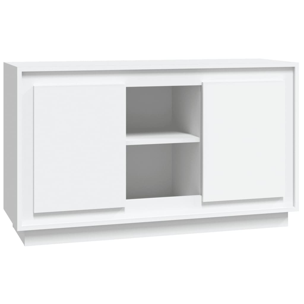 Dressoir Wit 102 x 35 x 60 cm Bewerkt Hout