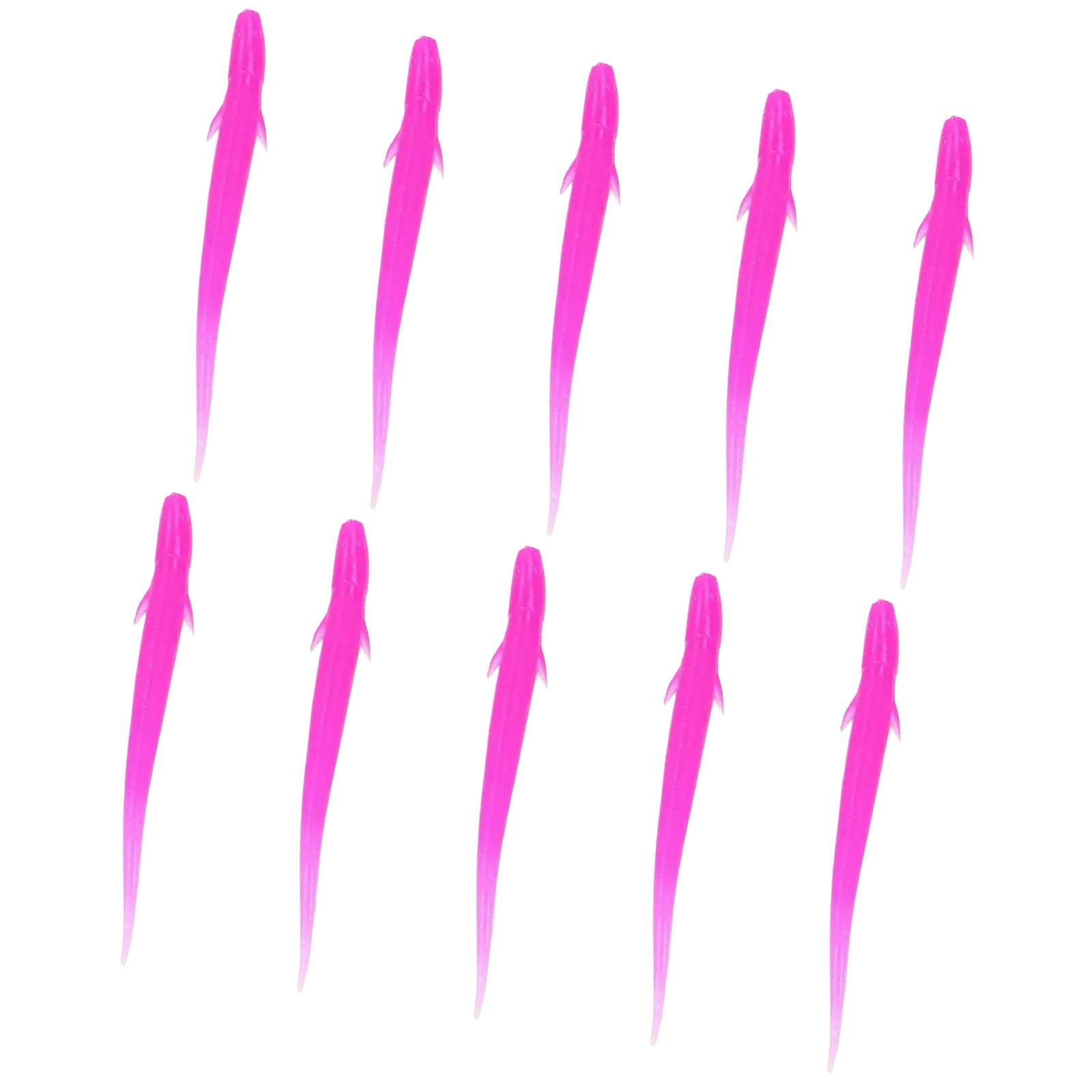 

10 шт. Мягкая рыболовная приманка 10 см 3 г искусственная приманка для форели окуня свимбейт воблер рыболовные приманки бионические рыболовные приманки розовый