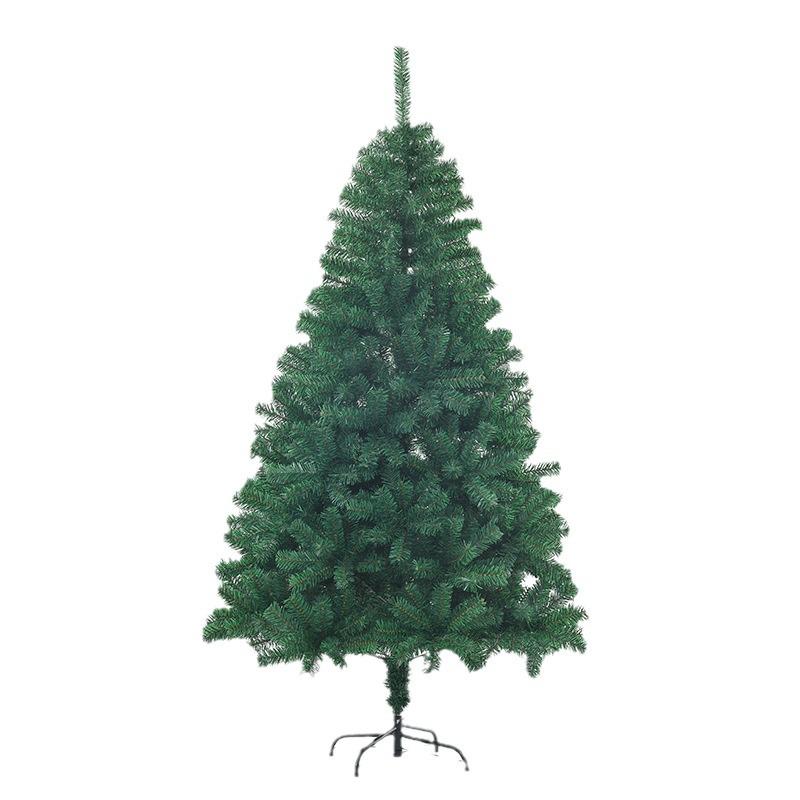 Encrypted PVC Green Christmas Tree, Artificial Simulation with Decorations in Stock