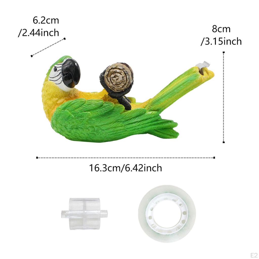 Parrot Tape Dispenser ,Roll Holder ,Funny Resin Office Supplies ,Cute Animal Desktop