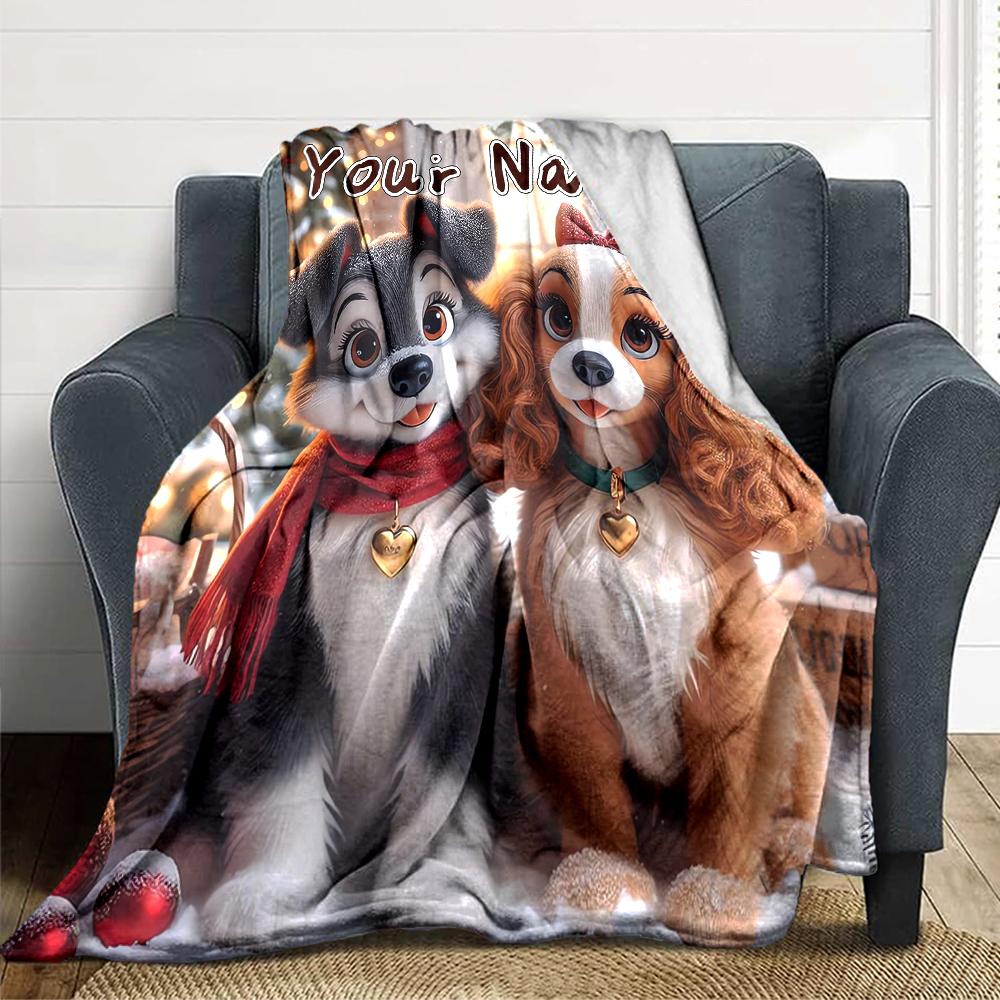 Coperta "Ritratto Personalizzato dell'Animale Domestico" per Divano e Letto, Coperta Peluche Accogliente e Morbida, Coperta Super Morbida e Calda per Autunno e Inverno. 0908130