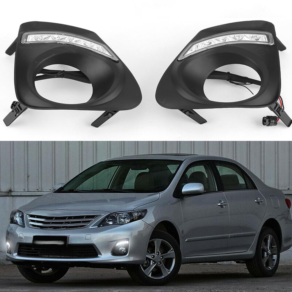 Car LED DRL Daytime Running Light High Brightness Fit for Altis 2010-2013