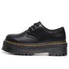 Martin bootgat kleine leren schoenen dames lage schacht, leer zacht leer ronde neus casual student muffin zool korte laarzen