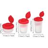 Leak-Proof Seasoning Jar Transparent Condiment Container Portable Salt and Sugar Bottle  Camping