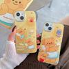 Laserové pouzdro Cupid Bear ze silikonu pro Xiaomi Redmi Note 12 11 Samsung A54 A24 A14 Oppo A78 A58 A38 Tecno Spark 10 30C Funda Malovaný kryt Měkký TPU nárazník