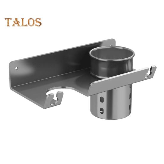 

Универсальный держатель для фена, настенное крепление, вешалка для фена с органайзером для шнура, самоклеящаяся стойка для инструментов по уходу за волосами для шкафа в ванной комнате