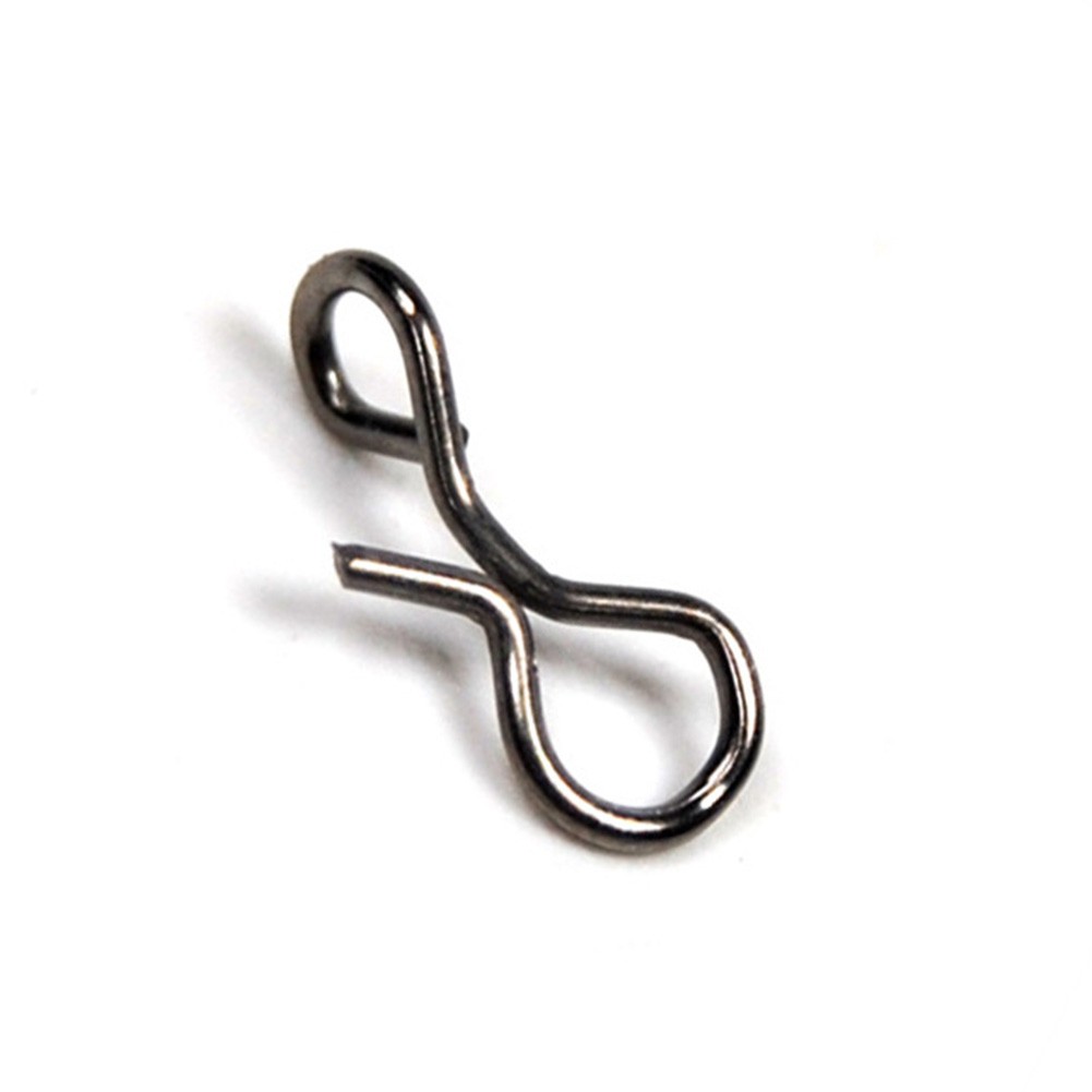 `Links Fly Fishing Snap Hooks Connectors Stainless Steel S/M/L 50pcs/set Useful`