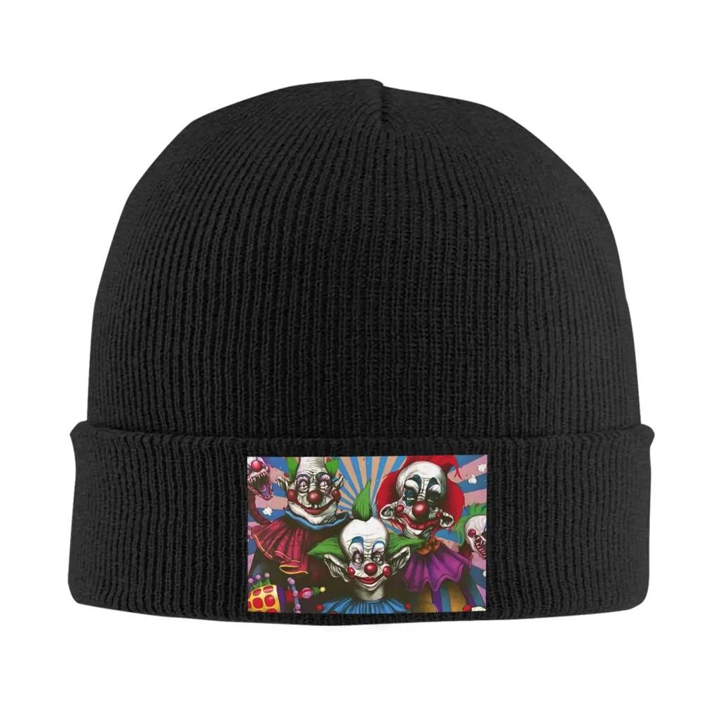 Killer Klowns From Outer Space Film Warm Knitted Cap Fashion Bonnet Hat Autumn Winter Outdoor Beanies Hats for Unisex Womenx Adult