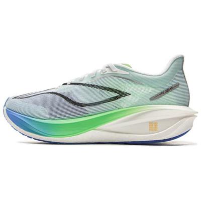 Scarpe da Ginnastica Casual da Corsa Li Ning Feidian 5 Challenger Basse con Piastra in Carbonio Uomo Grigio Verde ARMV001-8
