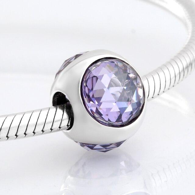 Perles fines en argent sterling 925 de forme ronde La famille est là où l'amour grandit Perles fines à faire soi-même adaptées aux bracelets à breloques originaux Fabrication de bijoux