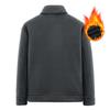 Outdoor Fleece Jacket Men's Autumn and Winter Fleece Jacket Casual Stand Collar Fleece Jacket