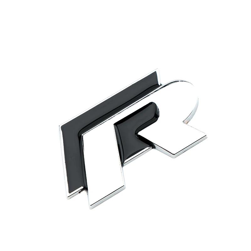 For VW 3D Metal Front Grill Badge Body Trunk Auto Emblem Sticker Car Stylin For Volkswagen VW R-line R GTI Polo Golf 5 mk6 7 M rn3