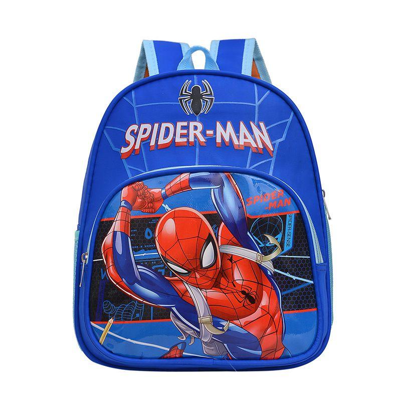 High Capacity Frozen Spiderman Iron Man Kid's Backpack For School And Travel