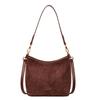 Winter premium texture simple bag women's bag fashion versatile matte retro underarm bag casual shoulder messenger bag