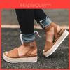 Elegant And Chic Summer Beach Women's Platform Leopard Print Espadrilles Sandals