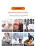 Heated Winter Socks - Rechargeable Electric Warmers for Cycling, Skiing & Fishing