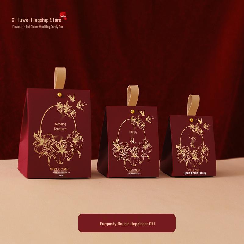 Large Chinese Style Candy Box for Weddings 2025