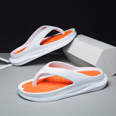 Men's Anti-skid and Wear-resistant Thick Soled Beach Trample Casual Flip Flops for External Wear
