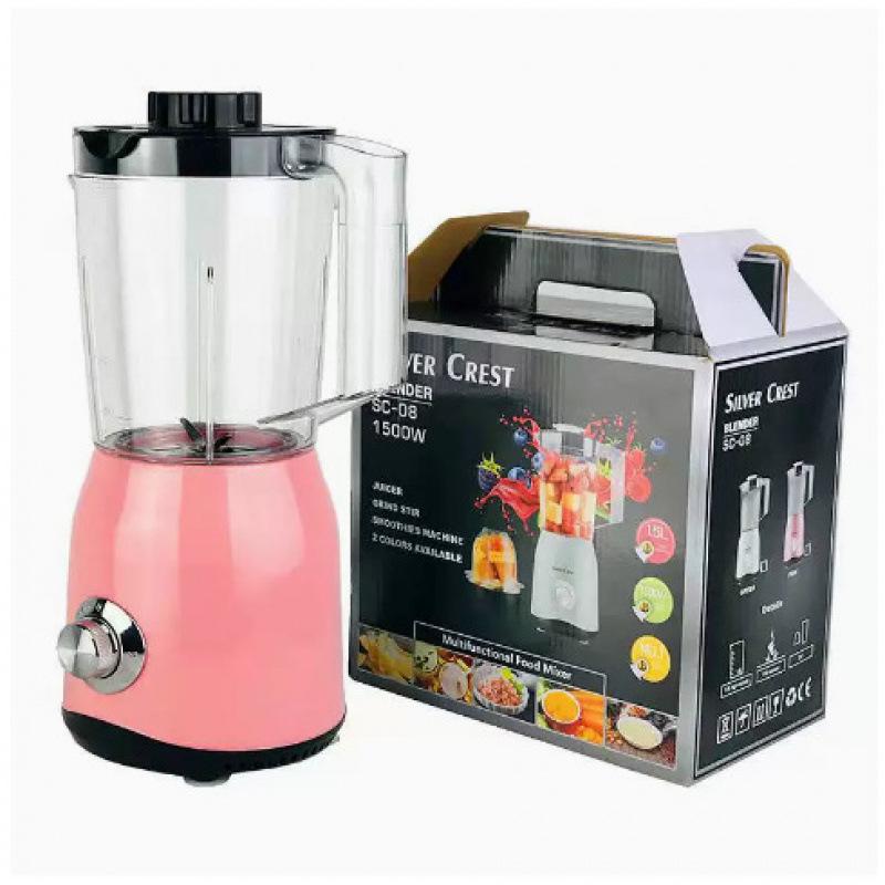 3L 6-in-1 Edelstahl Standmixer & Entsafter: Multifunktionaler Fleischwolf und Mixer