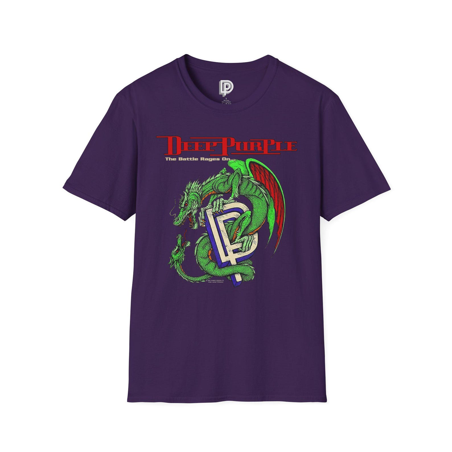 Deep Purple the Battle Rages on World Tour T-Shirt XL