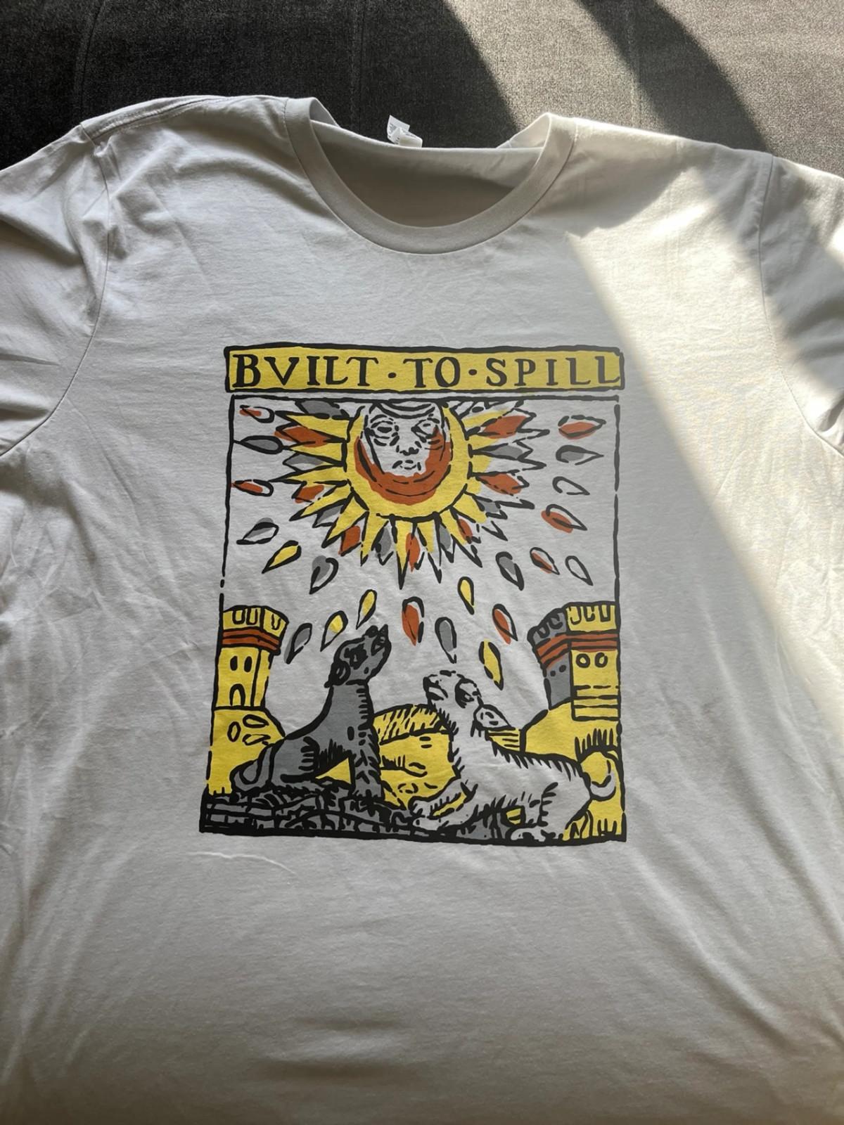 Built to Spill band white cotton Unisex Shirt U108 XXXXL