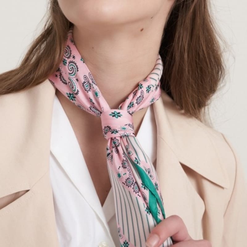 BB’DE SOLI’DE Paisley Silk Scarf 3color