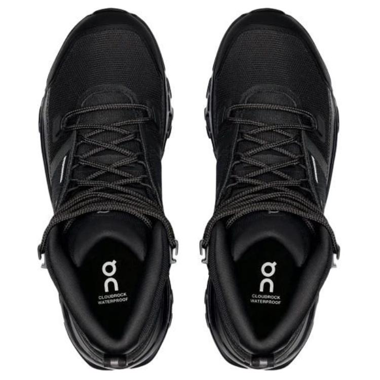 ON Cloudrock Waterproof Triple Black Men Sneakers 3MF10161043