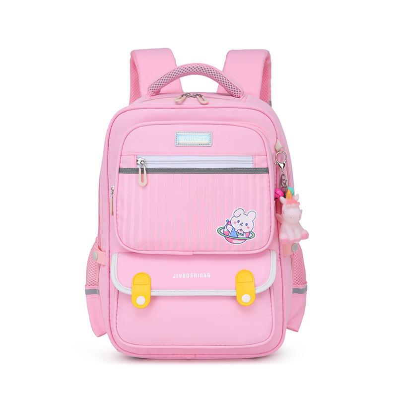 Lightweight Trendy Backpack For Kids Nylon Material Cute Cartoon Design For School And Travel