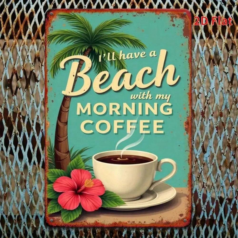 Retro Metal Paintings, Furniture, Living Room Decoration 20x30cm