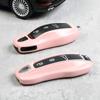 Morandi Pink Key Shell for Porsche: Cayenne, Macan, 911, Panamera, 718, Taycan