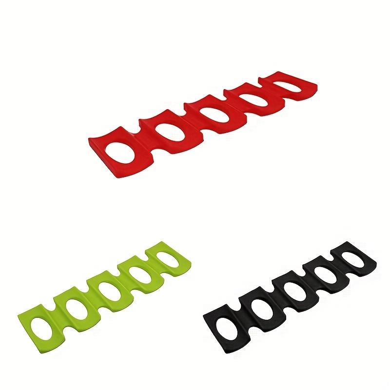 Refrigerator Drink Bottle Holder Silicone Wine Bottle Rack Bottle Cans Storage Organizer For Kitchen Bar Pantry Stacking Tools