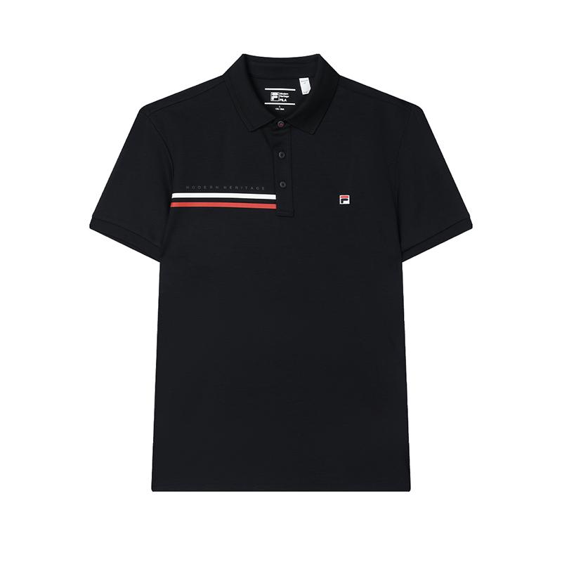 New FILA Polo Shirt Men's Legend Blue F11M421101FNV