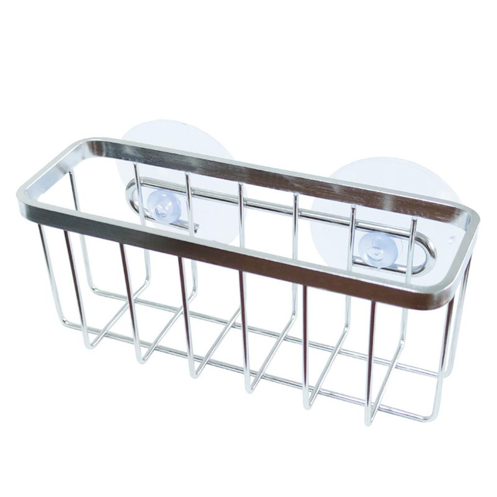 Rostfritt stål Svamphållare Kök Sugkoppshållare Kreativ Metallhållare