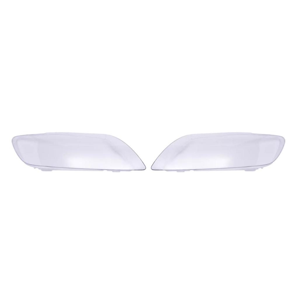 2PCS Front Headlight Glass Clear Cover 4L0941029 4L0941030 For Q7 2006-2015