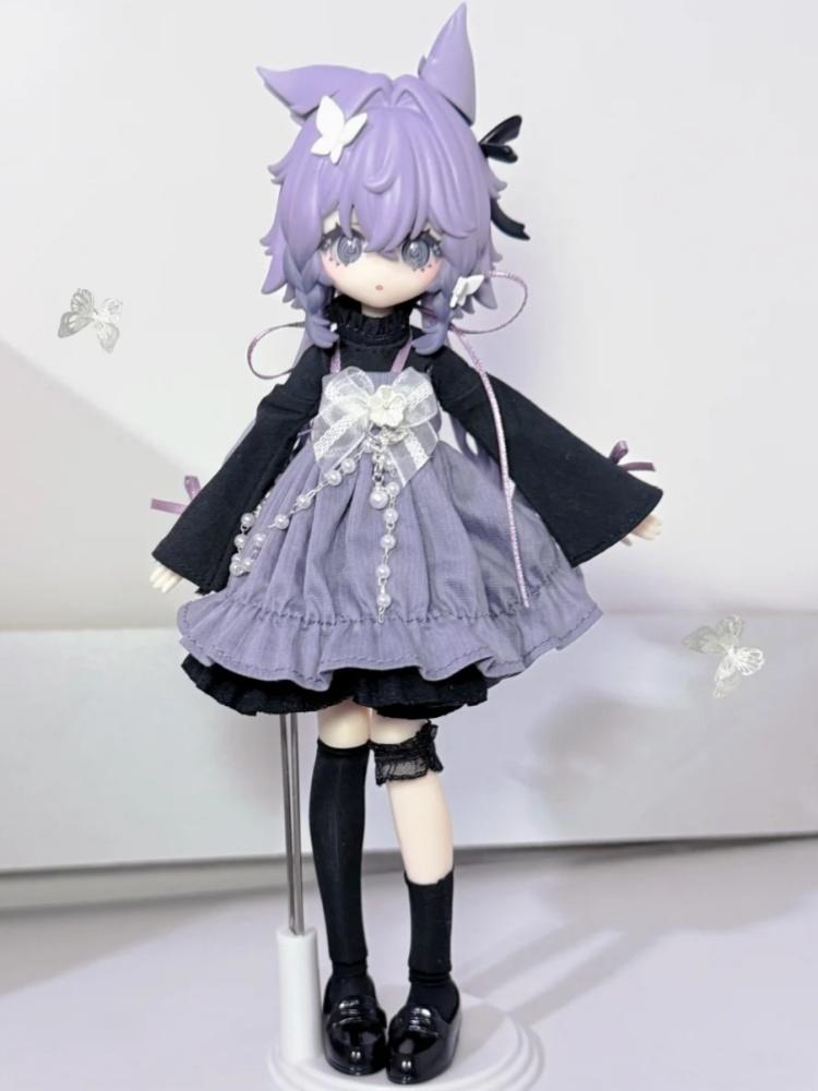 New Hot Meki Final Blessing 1/8 Bjd Series Blind Box Cute Trendy Action Anime Figure Model Desktop Ornament Birthday Toys Gifts