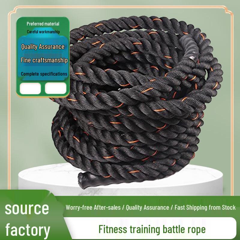 Junli Battle Rope for Fitness Training 38mm x 9m