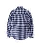 1011 GALLERY G Logo Check Shirts - Blue