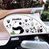 Panda Design Wasserdichter Elektrofahrzeugaufkleber - Kreativer Kratzschutz