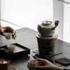 Ink Wood-fired Porcelain Tea Warmer Holder Candle Heater Stove Kettle Stand Boiling Water Carbon Furnace Teaware Accessories