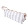 Hair Tools Travel Bag Reinforced Handle Water Proof Hair Dryer Storage Case for Accessories Gray White Stripe