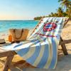 Fc Bayern München E.v Fan Beach Towel Soft Durable Quick-Dry Comfortable Lightweight Suitable for Swimming, Gym, Camping, Yoga Vacation