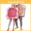 Halloween Couples Food Costume Set With Composite Fabric For Stage Performance