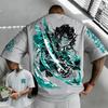 Devil Killer Anime Printed Men's and Women's T-shirt Summer Casual Parent Child Top