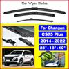Windshield Windscreen Wiper Blades Kit For Changan CS75 Plus 2014- Front Rear Window Wiper Set 2016 2017 2018