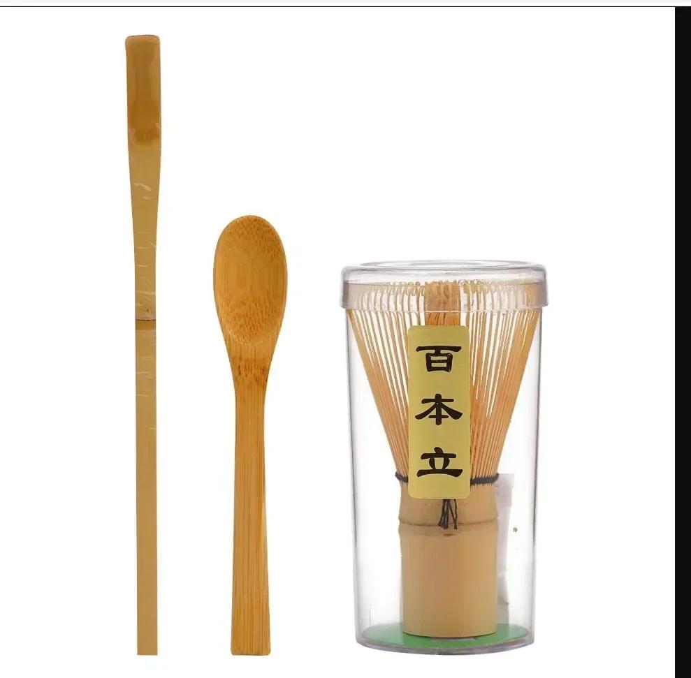 3/4 Stück Handgefertigt Zuhause Leicht zu Reinigen Matcha Tee Set Werkzeugständer Kit Schale Besen Schaufel Geschenk Zeremonie Traditionelles Japanisches Zubehör