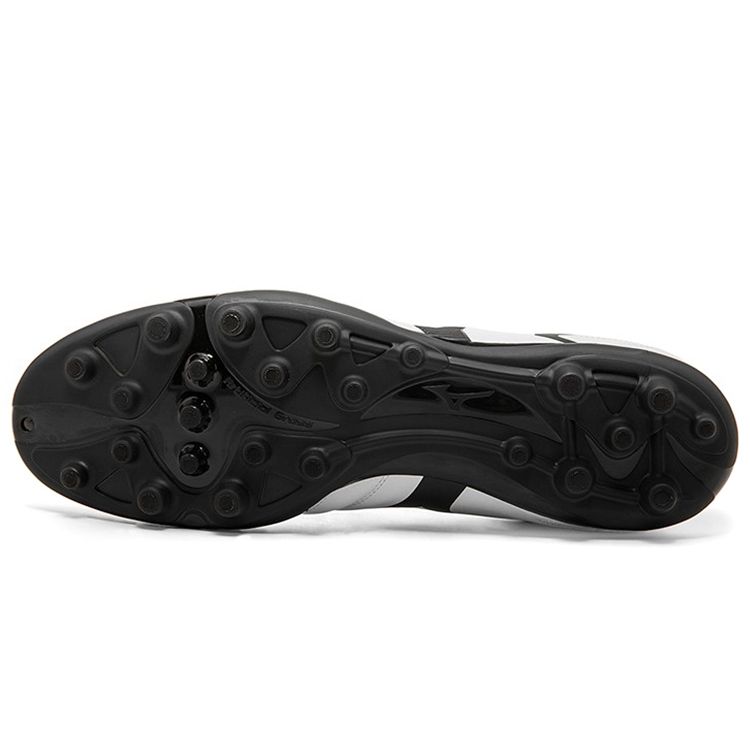Mizuno Monarcida Neo II Select Round Toe Lace-Up AG (Rubber Short Studs) Slip-Resistant Durable Soccer Shoes Men Soccer Shoes White Black P1GA210609