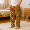 Children's Versatile Christmas  Print Pocket Plush Casual Pants Pajama Pants Home Pants