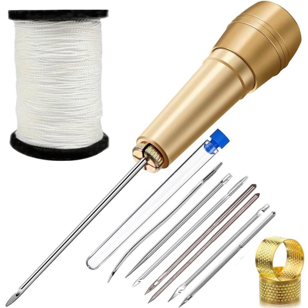 Professional Leather Sewing Awl Set Handmade Leather Sewing Tools for Shoes and Leather Repairs